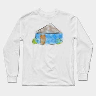 Yurt On A Shirt Long Sleeve T-Shirt